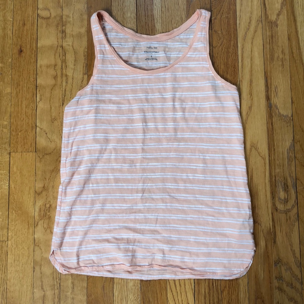 Banana Republic Malibu Tee Stripped Tank